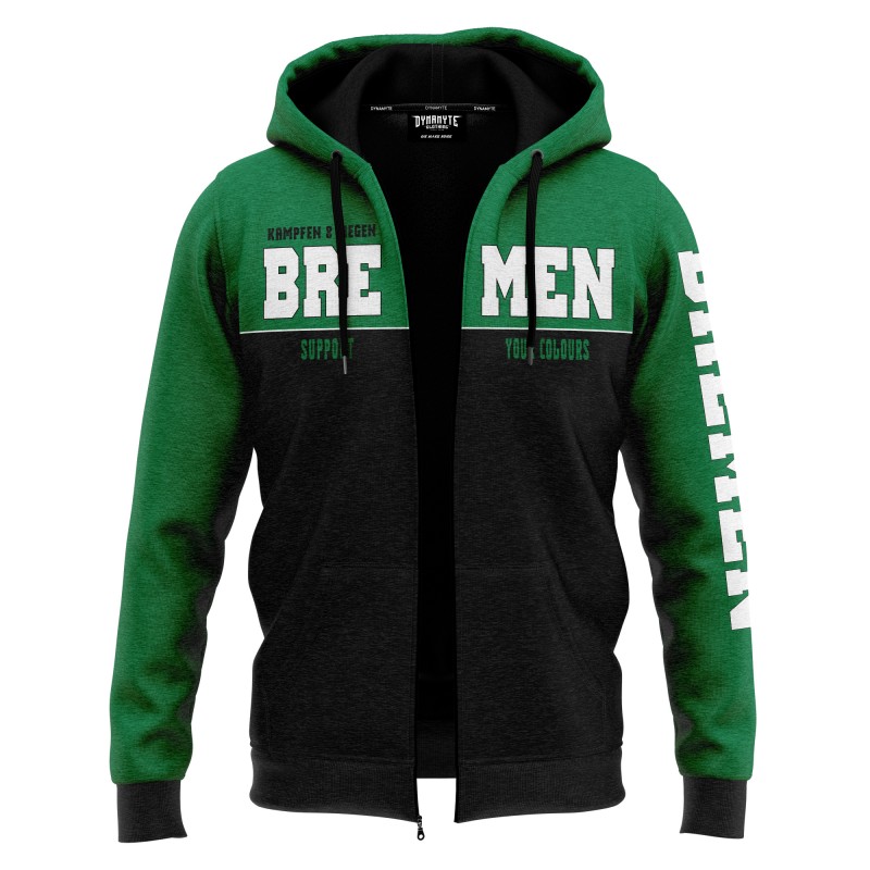 Bremen Fan Kapuzen Jacke